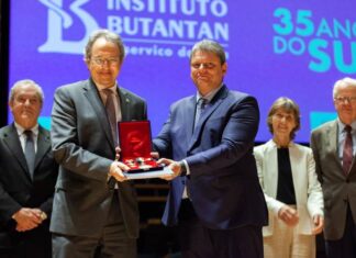 Butantan recebe de SP a Medalha de Honra e Mérito de Gestão Pública em Saúde