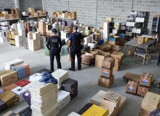 PF e Receita Federal fecham depósito clandestino de bebidas ilegalmente importadas no município de Fazenda Rio Grande/PR