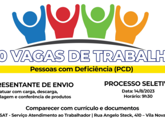 Prefeitura fará seleção para 100 vagas exclusivas a pessoas com deficiência com salário de R$ 1.800