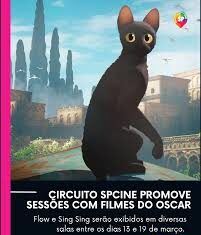 Novo Circuito Spcine exibe os indicados ao Oscar ‘Flow’ e ‘Sing Sing’ entre os dias 13 e 19 de março