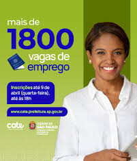 Prefeitura de SP promove seleção de emprego com mais de 1800 vagas de emprego