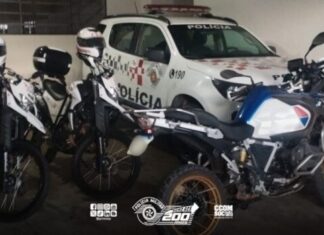 Polícia Militar apreende motocicleta adulterada em Marília (SP)