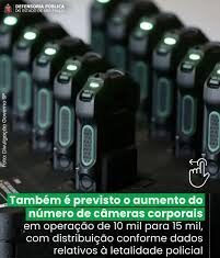 Batalhões com maior letalidade policial terão prioridade no uso de câmeras corporais em SP