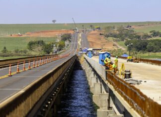Governo de SP inicia Caravana 3D na região de Rio Preto em vistoria às obras de duplicação na maior ponte do Estado