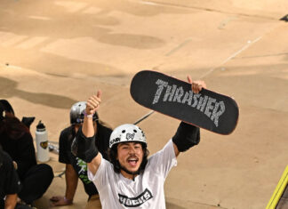Augusto Akio e Mizuho Hasegawa dominam o primeiro dia do Vert Battle Curitiba pelo Circuito BB de Skate Vertical
