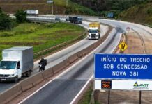 Concessionária inicia estudos para ampliar capacidade de 70 km da BR-381 em MG