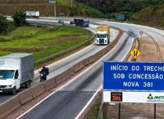 Concessionária inicia estudos para ampliar capacidade de 70 km da BR-381 em MG