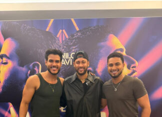 Com a presença de Neymar, Danilo e Davi gravam audiovisual “Aliança”