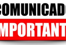 COMUNICADO IMPORTANTE — MASCAVO